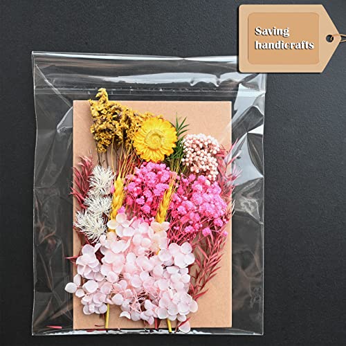Egofine Self Sealing Cellophane Bags 100 PCS, Crystal Sealed Clear Bags for 11x14 Art Prints, Bag Size: 11.41x14.57 inches - color: 11"x14"Pack of 100