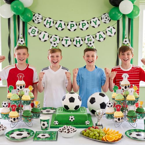 Soccer Cupcake Liners 200 Count Paper for Kids Birthday Parties - style: Style B