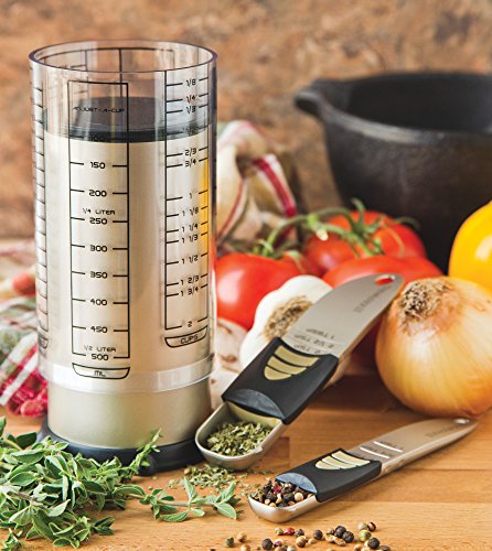 KitchenArt 2 Cup Pro Essentials Gift Set, 6.5x6.5x7", 3-Piece Set - size: 3-Piece Set