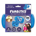 FunBites Sandwich Cutter for Kids Lunch, Crustless Bento 2-Pc Set, 1 Pack - color: Blue Triangles