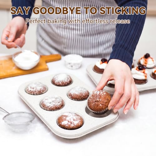 Wildone 13-Piece Baking Pans Set, Nonstick Bakeware Sets, White - color: White