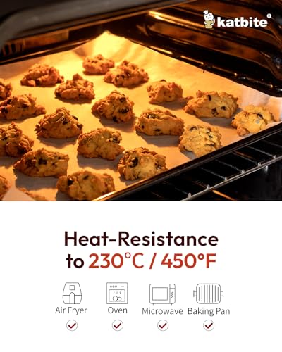 Katbite 100 Pcs Parchment Paper Baking Sheets, 16x24 Inch, Heavy Duty - size: 16"x24"-100