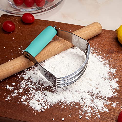 ALLTOP Pastry Blender Cutter, 1 Pack, Turquoise - color: Turquoise