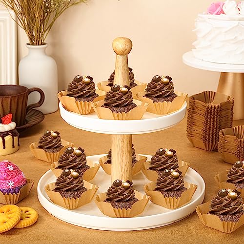 Tanlade 350 Pcs Square Mini Cupcake Liners Brownie Baking Pan Liners,Craft - color: Craft