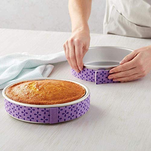Mity rain 4-Piece Cake Pan Dampen Strips - color: 4PCS