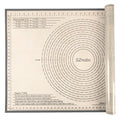 Silicone Pastry Mat 36X24 inch Baking Mat Large Dough Mat with Measurements - color: Gray, size: 24"L x 36"W