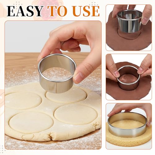 Circle Cookie Cutter, 6 Inch Round Cookie Mold