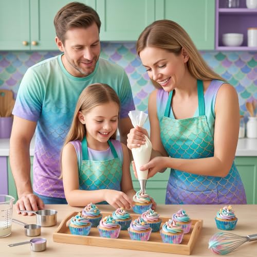 Mermaid Cupcake Liners 200 Pack Scale Baking Cups for Parties - style: Style A