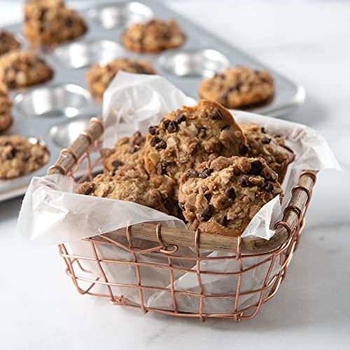 Nordic Ware Natural Aluminum Commercial Petite Muffin Pan, 24-Cavities (Pack of 4) - size: 24-Cavities (Pack of 4), style: 24-Cavities Petite
