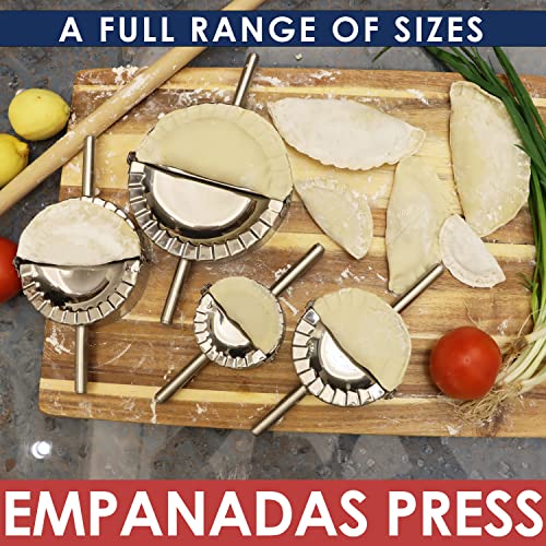 Best Utensils Stainless Steel Ravioli Mould Pierogi Dumpling Maker Wrapper Pastry Dough Cutter Kitchen Accessories (M: 4 inch) - size: Medium 4 inches