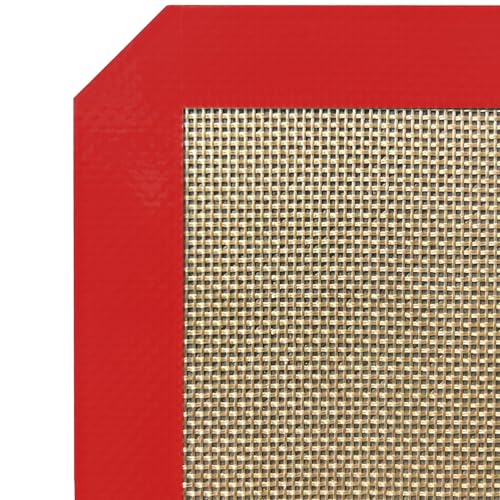 Small Silicone Baking Mats, Set of 4,11-4/5x8-1/4 Inch Quarter Sheet Size, Non Stick, BPA Free, 1/4 Baking Sheet Pan Liner for Cookies, Macaron, Bread, Pastry, Toaster (Red) - color: Red