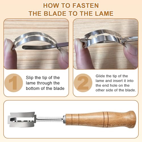 Bread Lame Sourdough Scoring Tool with 5 Blades