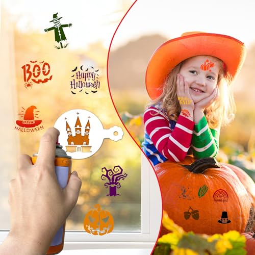 JULBEAR 36 Pcs Holiday Cookie Cake Stencils Baking Templates - style: Mix Style