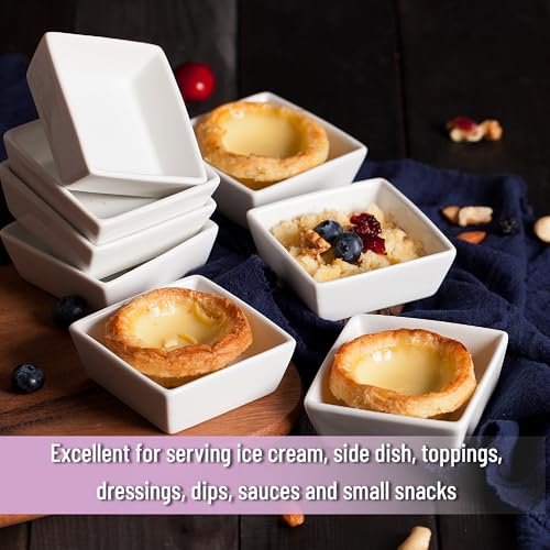 BTaT- Ramekins, Square, 4 oz, Set of 8, Oven Safe Ramekins - style: 4 oz, 8 Pack