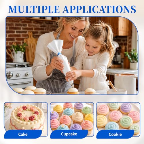 11Pcs Piping Tips Set, Stainless Steel Cake Decorating Tips Set