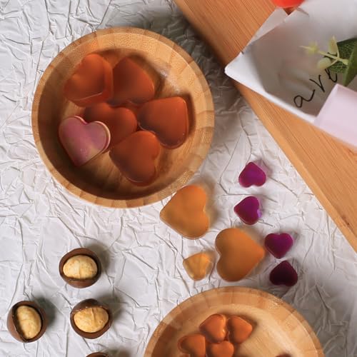 Heart Silicone Mold, 63 Cavities Small Heart Chocolate Molds - color: Large Heart