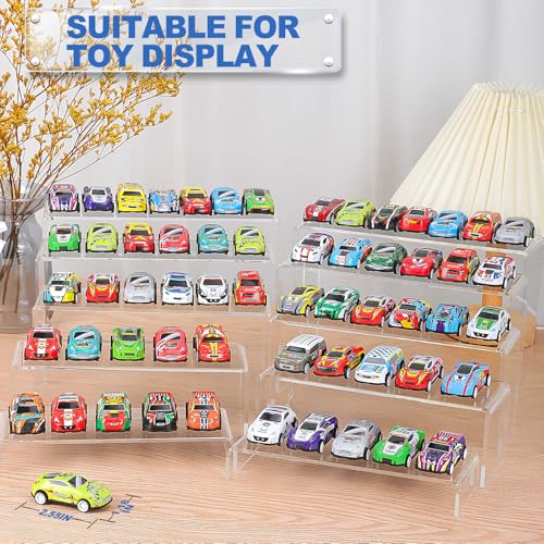 Aheroi Acrylic Risers Display Stands, Acrylic Stands for Display 10Pcs 2Set