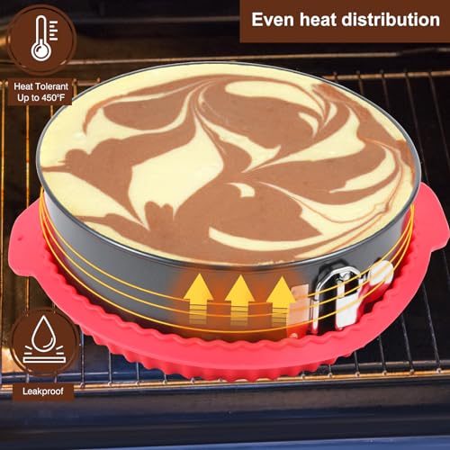 4-7-9-10 Inch Non-stick Springform Cheesecake Pan Set of 4