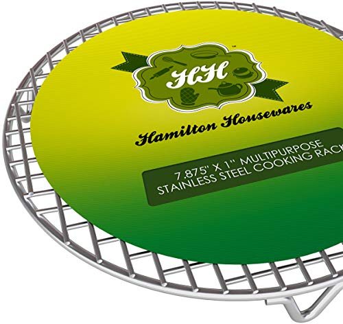 Round Stainless Steel Cooking, Cooling & Canning Rack (7.875" Diam, 1" Height) - color: 1" Height, size: 7.875" Diameter