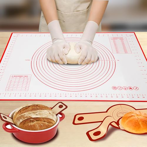 Bread Sling Set, Silicone Bread Sling with Pastry Mat, 3PCS