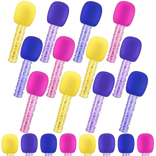 24 Pcs Microphone Plastic Candy Tubes for Kpop Party(Candy Not Included)
