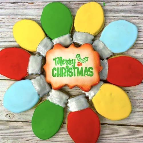Christmas Ornament Cookie Cutters 4Pcs for Baking Decorating - style: Christmas Ornaments 4Pcs