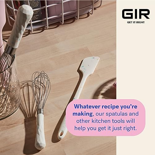GIR Premium Silicone Kitchen Spatula – Skinny, 11IN, Sprinkles - color: Sprinkles, size: Skinny
