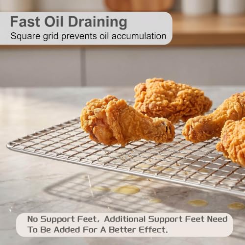 6 PCS 12 "x 8" Disposable Grill Rack Grids,BBQ Roasting Rack
