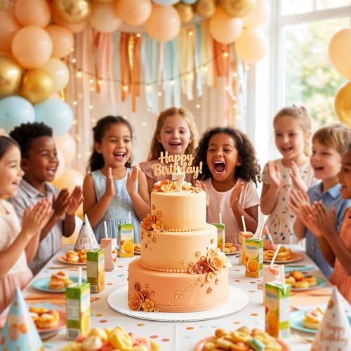 HORLIMER 50 Pack Cake Boards 12 Inch Round, Food-Grade Circle Cardboard Cake Drums Base, White Cake Plates for Birthday, Party, Wedding Display - size: 12 in