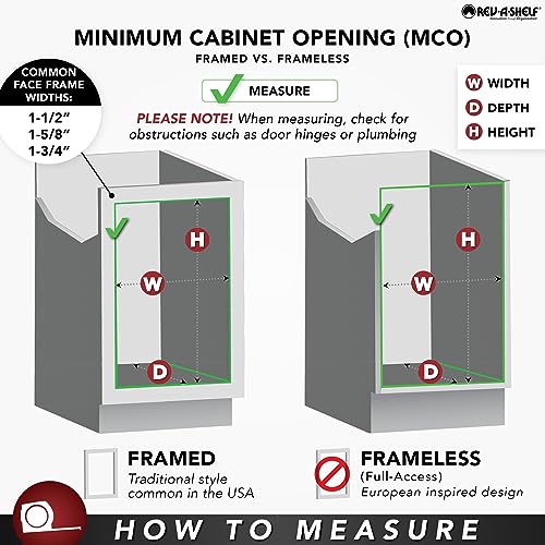 Rev-A-Shelf Trim to Custom Fit Wooden Pegboard Drawer Divider Organizer - size: 30" W x 21" D