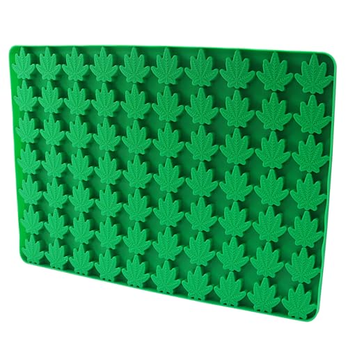 70 Cavity Leaf Silicone Molds - color: Leaf Silicone Molds
