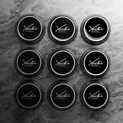 Yachi Black Ramekins 8oz 4.15 inch Set of 6, Oven Safe custard cups, Side Dishes, bouillon cups, salsa bowls, Baking Souffles Ceramic Ramekin - size: 8OZ,Black