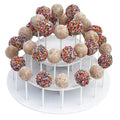 The Smart Baker® 3 Tier Round White Cake Pop Stand, Holds 40 Cake Pops As Seen on Shark Tank