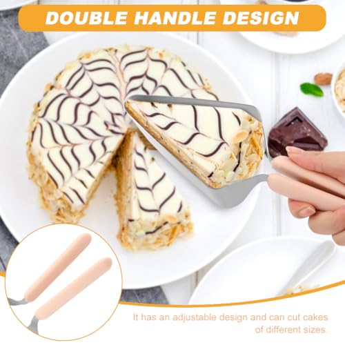 Cake Cutter and Server, Stainless Steel Cake Slicer for Even Slices