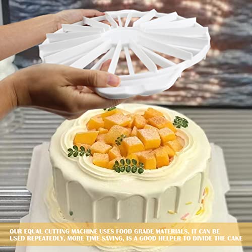 Round Cake Portion Marker,14 or 16 Piece Cake Slice Cutter Divider