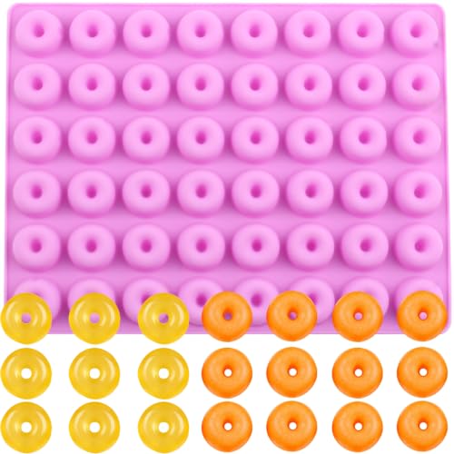 48 Cavity Mini Donut Silicone Candy Molds