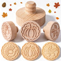 3 Set Thanksgiving Cookie Stamps, 2.5" Springerle Molds - style: Thanksgiving