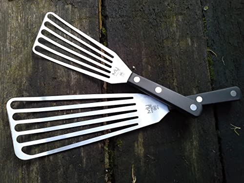 WALLFARM 11-Inch Fish Spatula, Flexible Stainless Steel Turner - size: 11 Inch