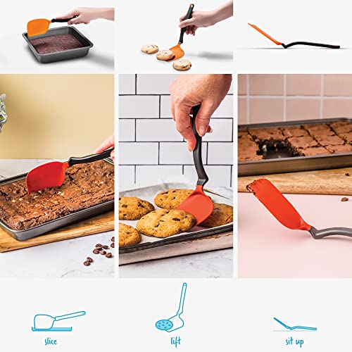 Dreamfarm Mini Chopula Spatula with Strong Chopping Edge - Orange - color: Orange