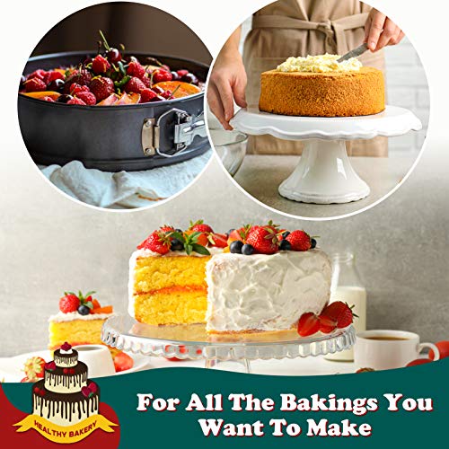 HIWARE 6 Inch Non-stick Springform Pan with Removable Bottom - Leakproof Cheesecake Pan, Compatible with 3 Qt Instant Pot - size: 6-Inch