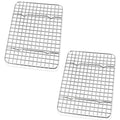 P&P CHEF 8.75 Inch Stainless Steel Cooling Baking Rack Set of 2 - size: 8.75 Inch