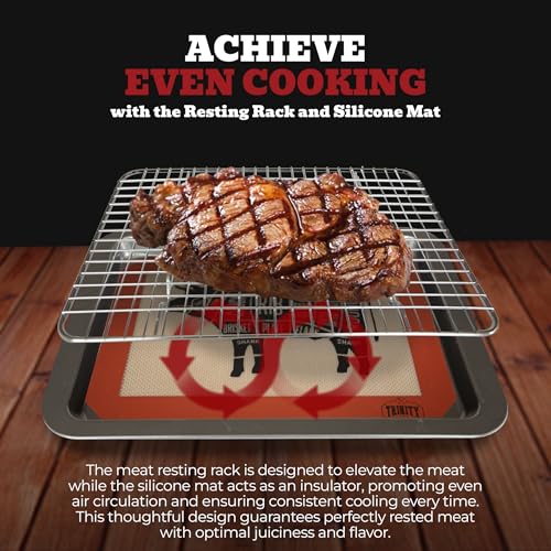 Trinity Provisions Small Meat Resting Pan - size: Small Cuts 13" x 9"