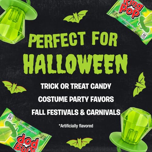 Ring Pop Green Watermelon Halloween Lollipop, 30 Count, Party Favors - size: 30 Count