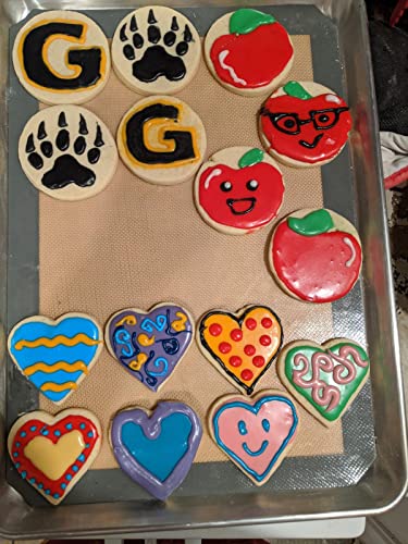 Royal Icing Piping Tips for Cookies, Small Round Writing & Fine Detail Tips - color: E