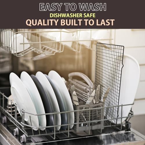 Briout Cooling Rack for Cooking and Baking, 16" x 10" Wire Rack, Black - color: Black, size: 16"x10"-1PC