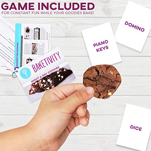 Baketivity Chocolate Chunk Cookies Kids Baking Kit with Ingredients - color: Chocolate Chunk Cookies