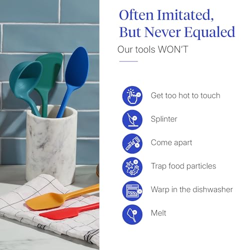 GIR: 5-Piece Silicone Ultimate Kitchen Utensils Set – Madrid - color: Madrid, size: 5 - Piece Set