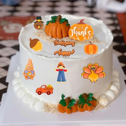Scarecrow Thanksgiving Fondant Molds, Gnome Pumpkin Silicone Molds
