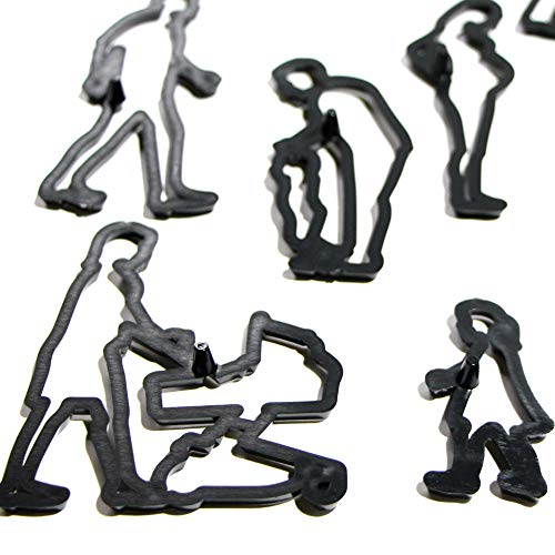 EORTA Set of 11 Fondant/Cookie Cutter Couples Silhouette Gumpaste Flowers Sugar Craft Mold Cake Decorating Tools for Husband and Wife, Wedding Birthday Valentine's Party, Families Theme - size: Families
