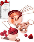 Styled Settings Copper Measuring Cups and Spoons Set, 8-Piece - color: Copper